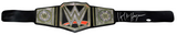 HULK HOGAN SIGNED AUTOGRAPHED WWE CHAMPIONSHIP WRESTLING BELT JSA