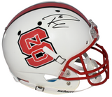 RUSSELL WILSON SIGNED NORTH CAROLINA NC STATE WOLFPACK FULL SIZE HELMET