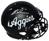 MIKE EVANS AUTOGRAPHED TEXAS A&M AGGIES BLACK AUTHENTIC SPEED HELMET BECKETT