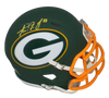 AARON JONES AUTOGRAPHED SIGNED GREEN BAY PACKERS AMP SPEED MINI HELMET JSA