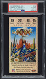 LARRY BROWN SIGNED 1996 SUPER BOWL XXX 30 TICKET DALLAS COWBOYS PSA 6 AUTO 10