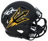 TERRELL SUGGS SIGNED ARIZONA STATE SUN DEVILS BLACK SPEED MINI HELMET BECKETT