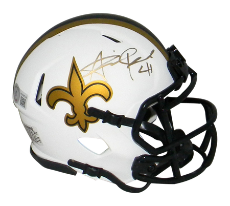 ALVIN KAMARA SIGNED NEW ORLEANS SAINTS ECLIPSE FULL SIZE SPEED HELMET BECKETT