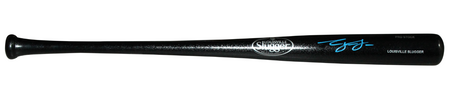 KYLE TEEL AUTOGRAPHED CHICAGO WHITE SOX BLACK RAWLINGS BAT - MLB AUTH