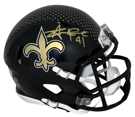 ALVIN KAMARA SIGNED NEW ORLEANS SAINTS ECLIPSE FULL SIZE SPEED HELMET BECKETT
