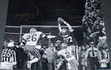 DWIGHT CLARK SIGNED SAN FRANCISCO 49ERS THE CATCH 16x20 PHOTO W/ PLAY DRAWN
