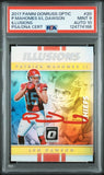 PATRICK MAHOMES SIGNED 2017 PANINI DONRUSS OPTIC ILLUSIONS RC PSA 9 AUTO 10