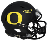BO NIX AUTOGRAPHED OREGON DUCKS BLACK SPEED MINI HELMET BECKETT