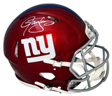 LAWRENCE TAYLOR AUTOGRAPHED NEW YORK GIANTS AUTHENTIC FLASH HELMET BECKETT