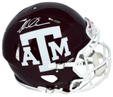MIKE EVANS AUTOGRAPHED TEXAS A&M AGGIES AUTHENTIC SPEED HELMET BECKETT