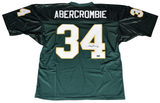 WALTER ABERCROMBIE AUTOGRAPHED BAYLOR BEARS #34 GREEN JERSEY COA