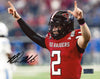 BEHREN MORTON AUTOGRAPHED TEXAS TECH RED RAIDERS 8x10 PHOTO COA