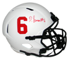 ALABAMA CRIMSON TIDE DEVONTA SMITH SIGNED FULL SIZE LUNAR HELMET BECKETT
