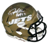 LADAINIAN TOMLINSON SIGNED NEW YORK JETS CAMO SPEED MINI HELMET W/ HOF 17