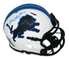 AMON-RA ST BROWN AUTOGRAPHED SIGNED DETROIT LIONS LUNAR MINI HELMET BECKETT