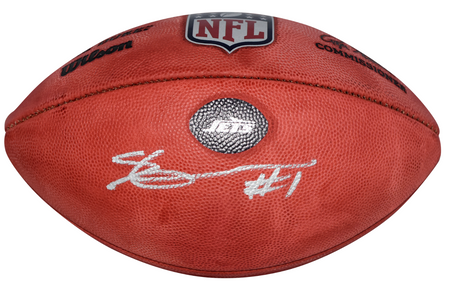 BO JACKSON AUTOGRAPHED AUBURN TIGERS OFFICIAL WILSON NCAA FOOTBALL GTSM