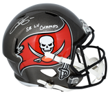 CHRIS GODWIN SIGNED TAMPA BAY BUCCANEERS FULL SIZE SPEED HELMET W/ SB LV CHAMPS