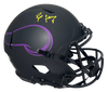 BRETT FAVRE AUTOGRAPHED MINNESOTA VIKINGS ECLIPSE AUTHENTIC SPEED HELMET BECKETT