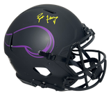 BRETT FAVRE AUTOGRAPHED MINNESOTA VIKINGS ECLIPSE AUTHENTIC SPEED HELMET BECKETT