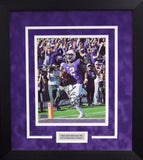 TREVONE BOYKIN SIGNED TCU HORNED FROGS 8x10 FRAMED PHOTO COA