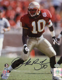 DERRICK BROOKS AUTOGRAPHED FLORIDA STATE SEMINOLES 8x10 PHOTO GTSM