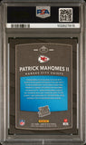 PATRICK MAHOMES SIGNED 2017 PANINI DONRUSS OPTIC RATED ROOKIE RC AUTO PSA 9