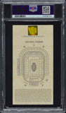 LARRY BROWN SIGNED 1996 SUPER BOWL XXX 30 TICKET DALLAS COWBOYS PSA AUTO 10