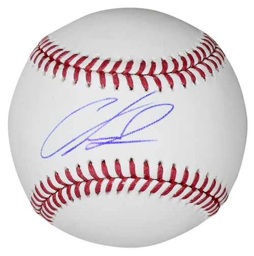 CHASE BURNS SIGNED CINCINNATI REDS RAWLINGS OFFICIAL MLB BASEBALL BECKETT
