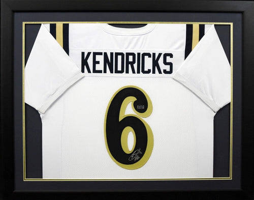 ERIC KENDRICKS AUTOGRAPHED UCLA BRUINS #6 FRAMED JERSEY COA