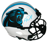 SAM DARNOLD SIGNED CAROLINA PANTHERS LUNAR FULL SIZE SPEED HELMET BECKETT