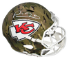 PATRICK MAHOMES SIGNED KANSAS CITY CHIEFS CAMO FULL SIZE SPEED HELMET BECKETT