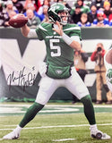 MIKE WHITE SIGNED AUTOGRAPHED NEW YORK JETS 16x20 PHOTO BECKETT