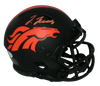 JERRY JEUDY AUTOGRAPHED DENVER BRONCOS ECLIPSE SPEED MINI HELMET BECKETT
