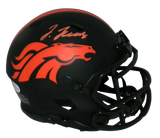 JERRY JEUDY AUTOGRAPHED DENVER BRONCOS ECLIPSE SPEED MINI HELMET BECKETT