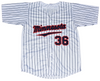 JIM KAAT SIGNED AUTOGRAPHED MINNESOTA TWINS #36 WHITE JERSEY W/ HOF 2022