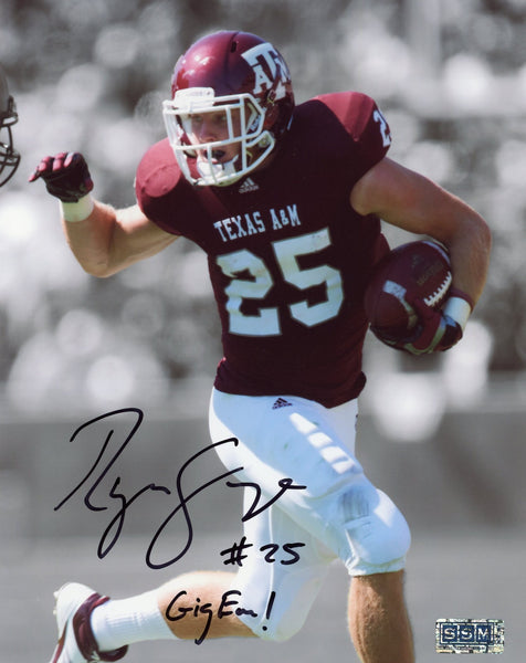 RYAN SWOPE AUTOGRAPHED SIGNED TEXAS A&M AGGIES 8x10 PHOTO COA