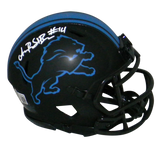AMON-RA ST BROWN AUTOGRAPHED SIGNED DETROIT LIONS ECLIPSE MINI HELMET BECKETT