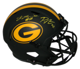 PRESTON ZA'DARIUS SMITH SIGNED GREEN BAY PACKERS ECLIPSE FULL SIZE SPEED HELMET