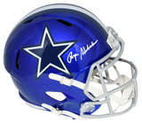 ROGER STAUBACH AUTOGRAPHED SIGNED DALLAS COWBOYS FULL SIZE FLASH HELMET BECKETT