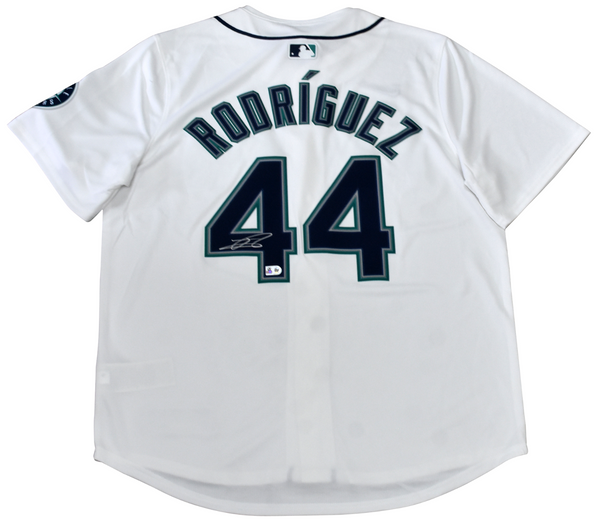 JULIO RODRIGUEZ SIGNED SEATTLE MARINERS #44 WHITE NIKE LIMITED JERSEY MLB AUTH