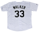LARRY WALKER SIGNED COLORADO ROCKIES #33 WHITE MAJESTIC JERSEY W/ HOF 2020