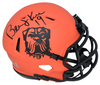 BERNIE KOSAR AUTOGRAPHED CLEVELAND BROWNS RAVE SPEED MINI HELMET BECKETT