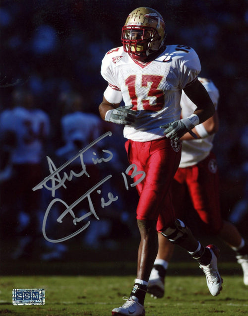 ANTONIO CROMARTIE AUTOGRAPHED FLORIDA STATE SEMINOLES 8x10 PHOTO COA
