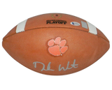 DESHAUN WATSON SIGNED AUTOGRAPHED CLEMSON TIGERS WILSON NCAA PLAYOFF FOOTBALL