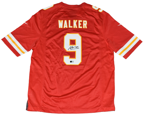 KENNETH WALKER III AUTOGRAPHED KANSAS CITY CHIEFS #9 NIKE JERSEY BECKETT