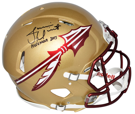 ERIC DICKERSON SIGNED SMU MUSTANGS RED CHROME AUTHENTIC HELMET W/ PONY EXPRESS