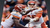 PATRICK MAHOMES & KAREEM HUNT AUTOGRAPHED KANSAS CITY CHIEFS 16x20 PHOTO JSA