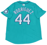JULIO RODRIGUEZ SIGNED SEATTLE MARINERS #44 TEAL NIKE LIMITED JERSEY MLB AUTH