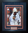 GENE CHIZIK AUTOGRAPHED AUBURN TIGERS BCS TROPHY 8x10 FRAMED PHOTO COA