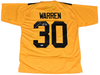JAYLEN WARREN SIGNED PITTSBURGH STEELERS GOLD 1933 THROWBACK JERSEY BECKETT